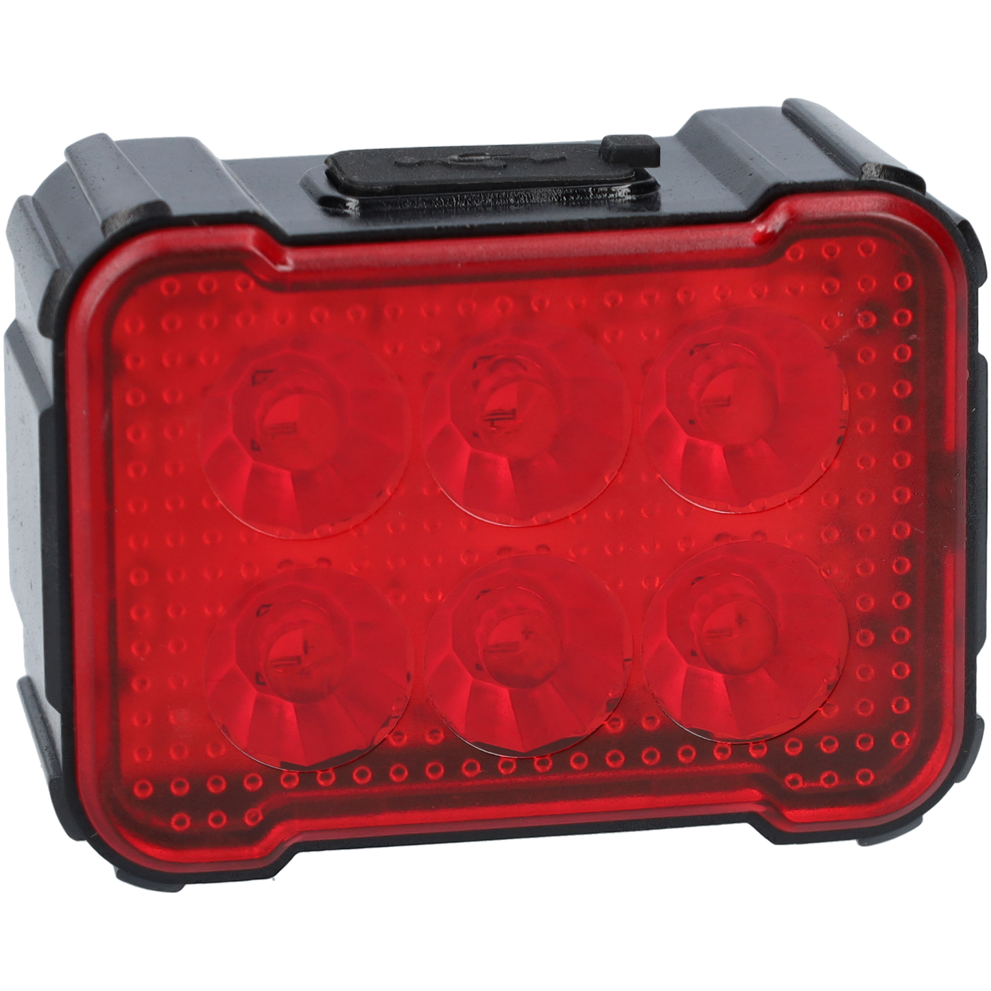 LED fietslampen - Voor- en achterlicht fiets - Fietslichten - 3,7V - 6 verschillende standen - Zwart