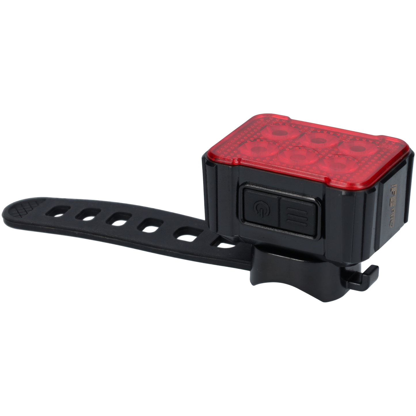 LED fietslampen - Voor- en achterlicht fiets - Fietslichten - 3,7V - 6 verschillende standen - Zwart