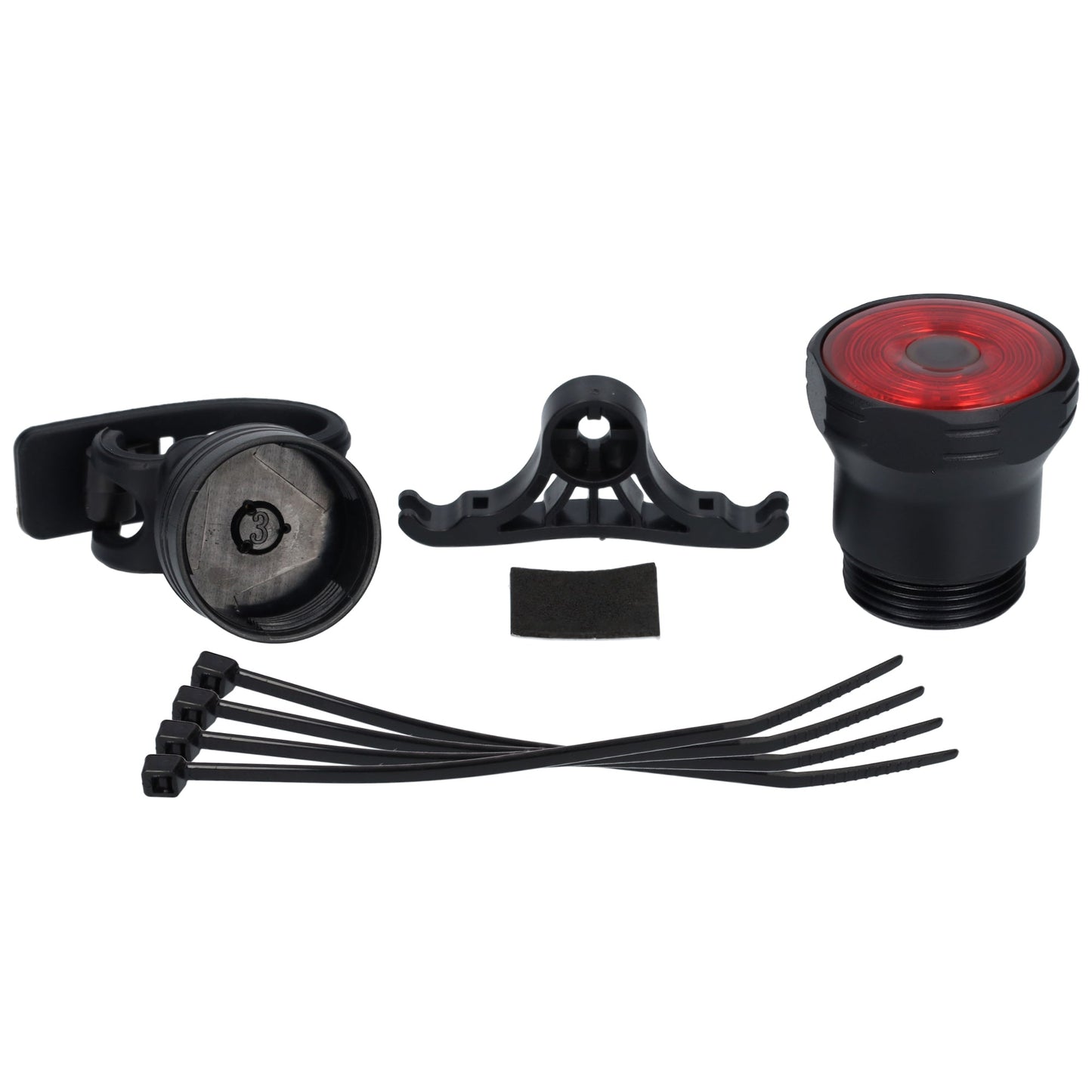 LED fietslamp - Achterlicht fiets - 33,5 uur per batterij - USB-C oplaadbaar - Zwart