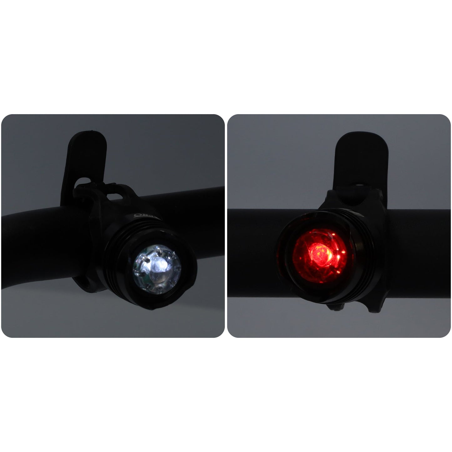 LED fietslampen - Fietslamp set - Fietslichten - Zwart
