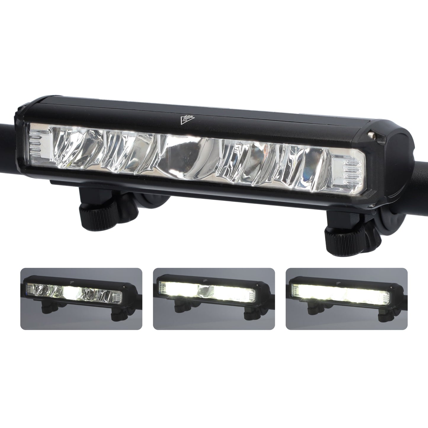 Fietslampje - Fietslamp voor elke fiets - met 5 LEDs - Fietslicht met 5 Standen - 2600 Lumen - Zwart