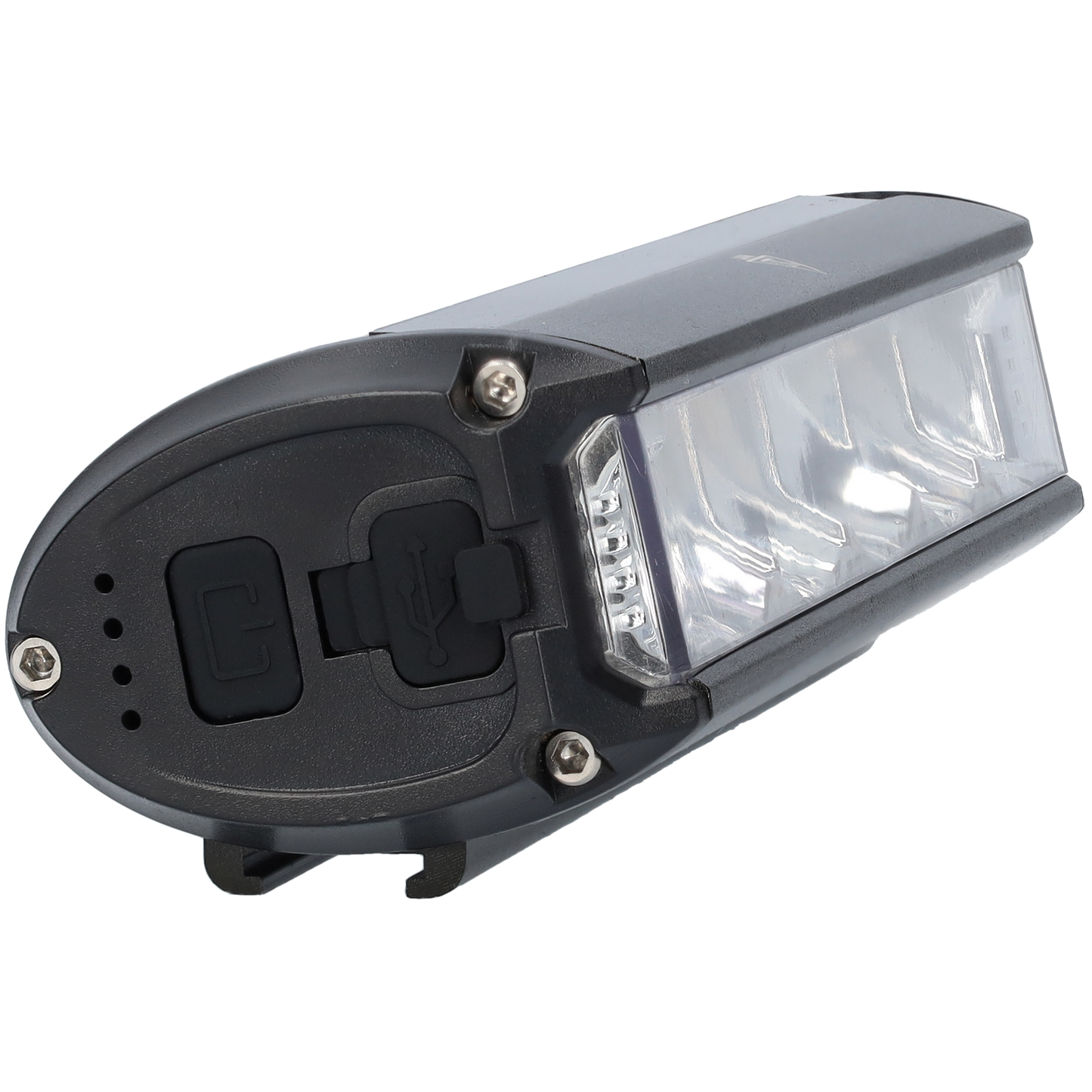 Fietslampje - Fietslamp voor elke fiets - met 5 LEDs - Fietslicht met 5 Standen - 2600 Lumen - Zwart