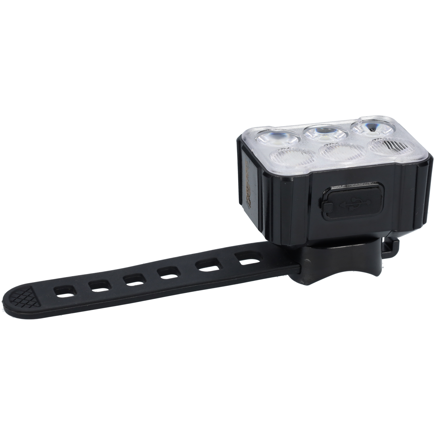 LED fietslampen - Voor- en achterlicht fiets - Fietslichten - 3,7V - 6 verschillende standen - Zwart