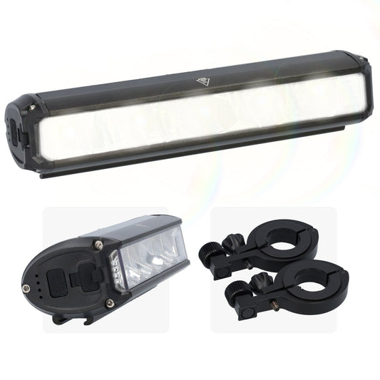 Fietslampje - Fietslamp voor elke fiets - met 5 LEDs - Fietslicht met 5 Standen - 2600 Lumen - Zwart