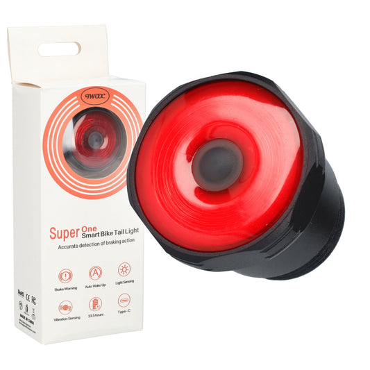 LED fietslamp - Achterlicht fiets - 33,5 uur per batterij - USB-C oplaadbaar - Zwart